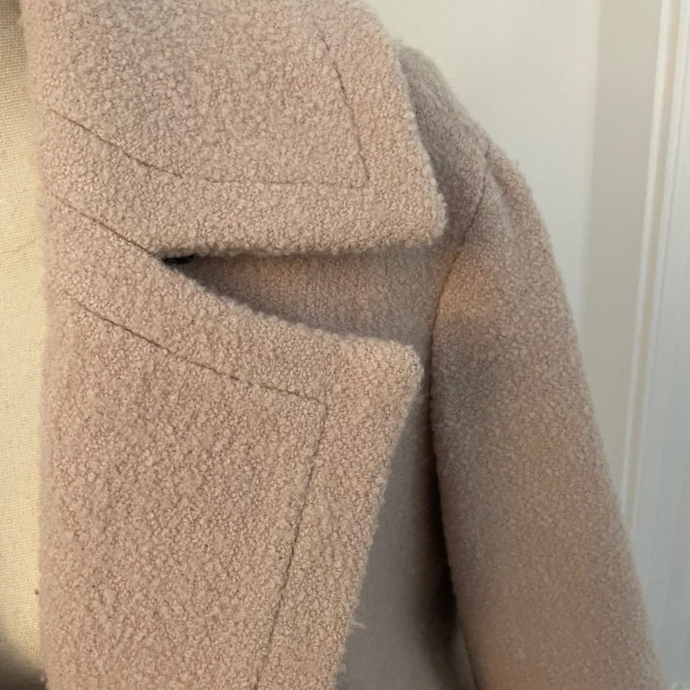 Club Monaco Light Pink Teddy Jacket - Picture 2 of 8